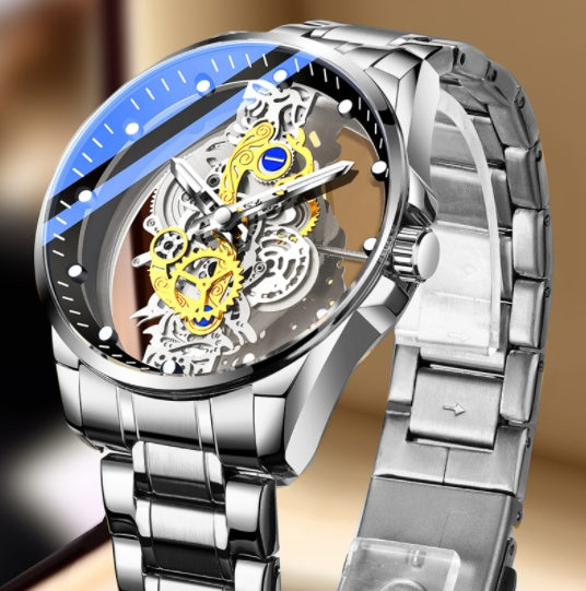 T&P Golden Heritage | Vintage Skeleton Automatic Watch