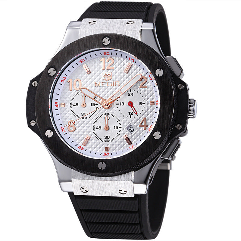 T&P Chrono Force | Rose Black Chronograph Men’s Watch