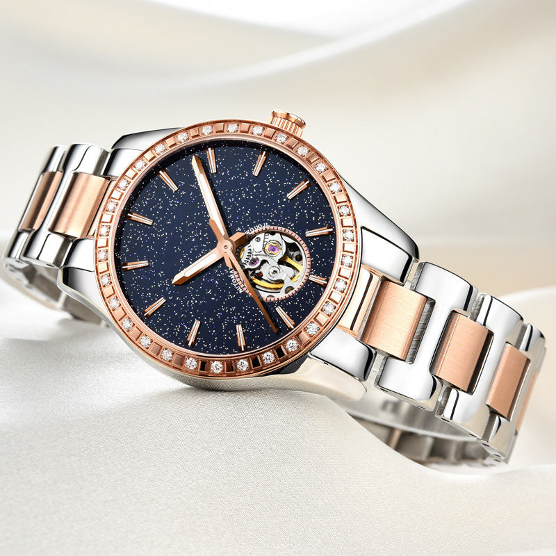 Luxury Automatic Women’s Watch – Stainless Steel & Sapphire Style | T&P Collection