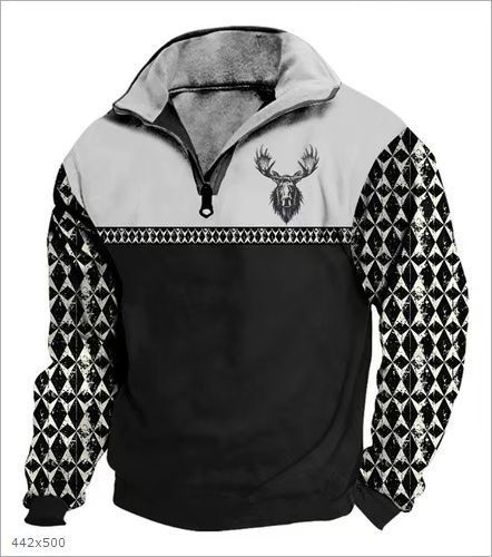 T&P Wild Soul | Men’s Printed Zip-Up Sweater