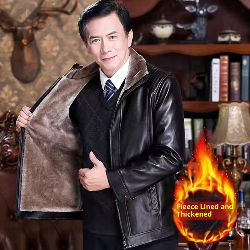 T&P Royal Heritage | Men’s Leather Jacket with Fur Lining