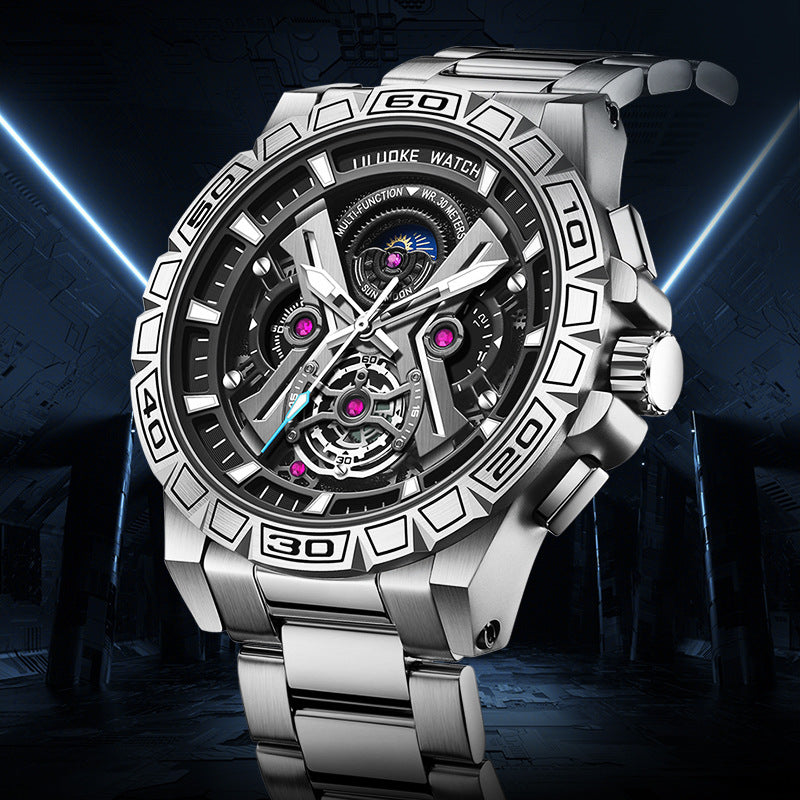 Alpha Titanium Watch – 3D Luminous Men’s Timepiece | T&P Velocity Series