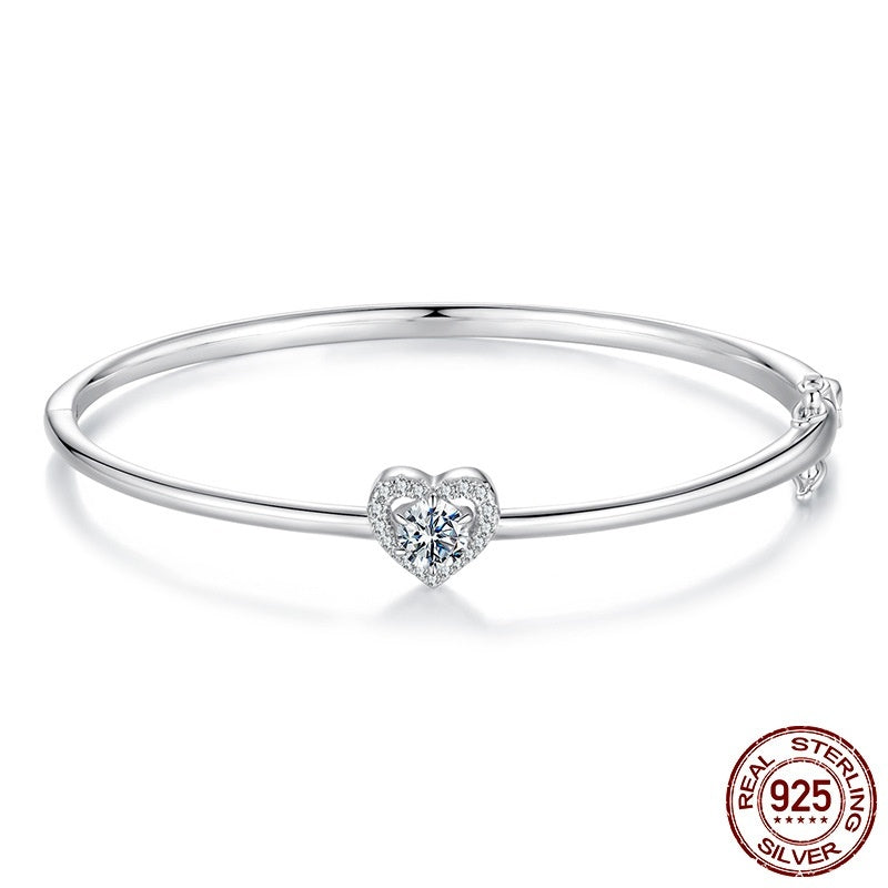 T&P Moissanite Love Bracelet | S925 Sterling Silver D-Color Edition