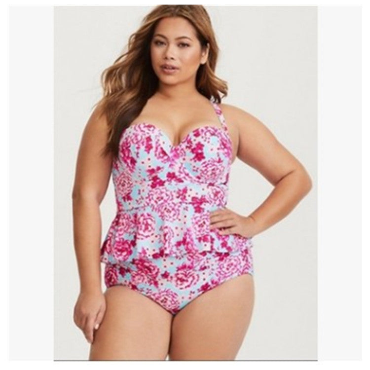 T&P CurvePeplum One-Piece – Plus-Size Slimming Peplum Swimwear