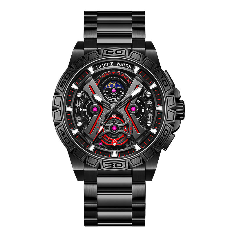 Alpha Titanium Watch – 3D Luminous Men’s Timepiece | T&P Velocity Series