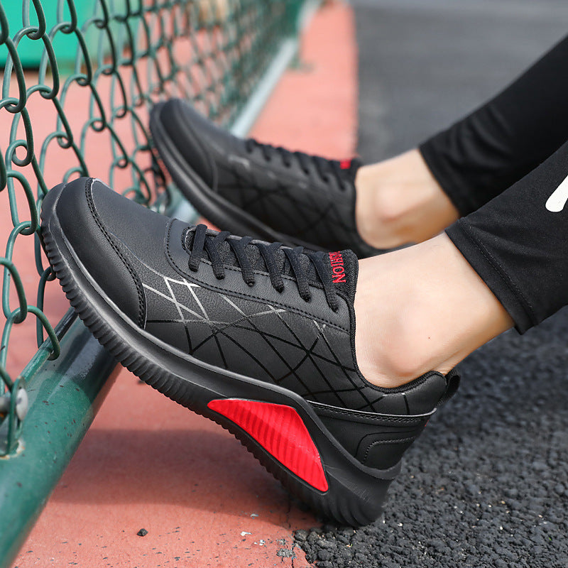 T&P ShadowFlex Sneakers – Men’s Black Casual Running Shoes