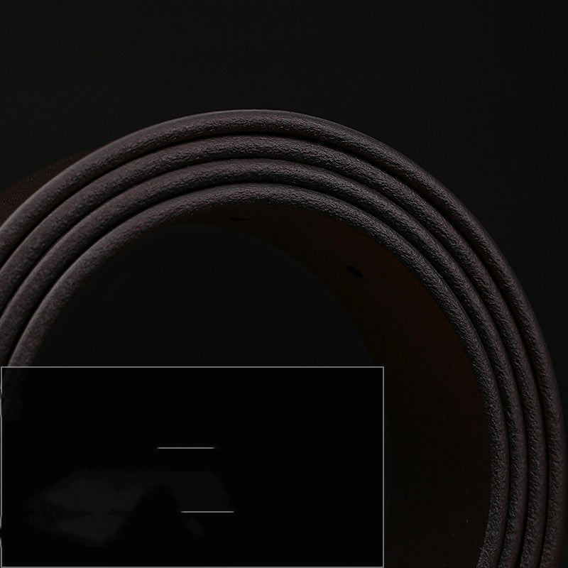 Cowhide Leather Belt with Copper Dragon Buckle – Luxury Edition