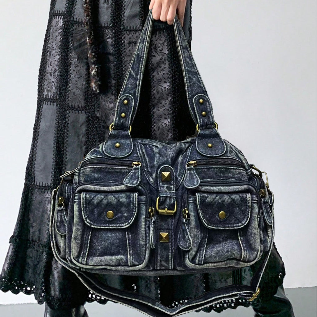 T&P VintageCarry Bag – Women’s Multi-Pocket Vintage Crossbody Bag