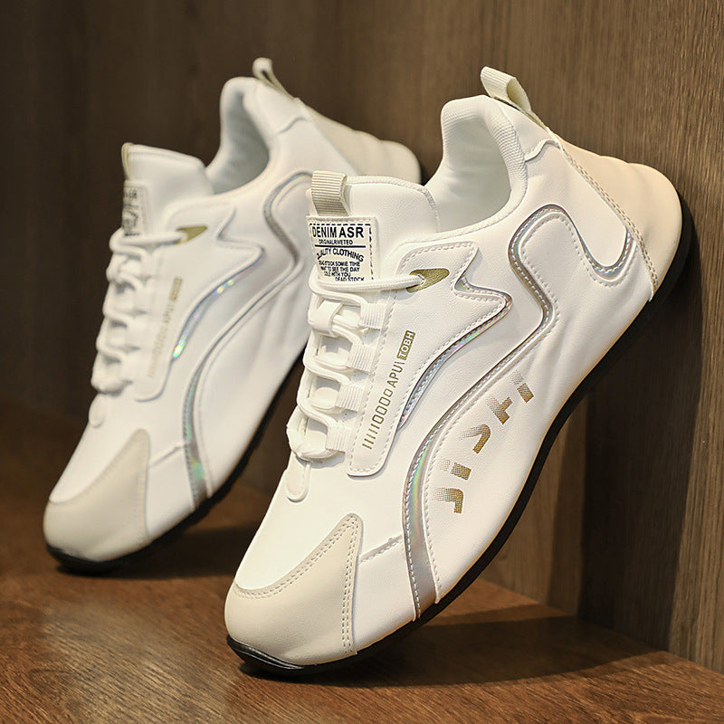 T&P GoldLine Apex Sneakers – Premium Leather Black/White Men’s Shoes