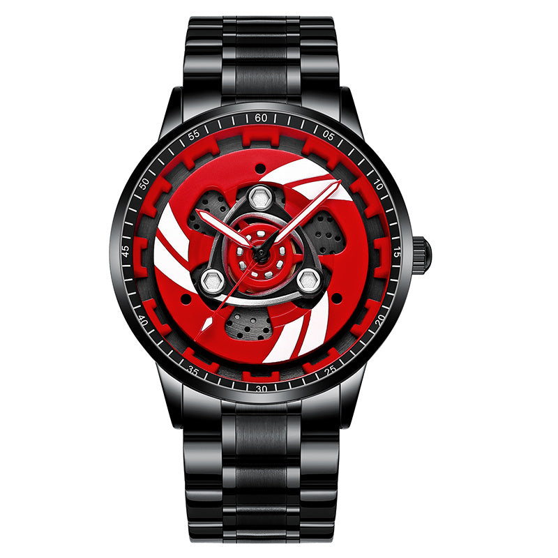 Luxury Skeleton Forged Caliper AMG488 Wheel Watch – Men’s Motorsport Inspired Timepiece