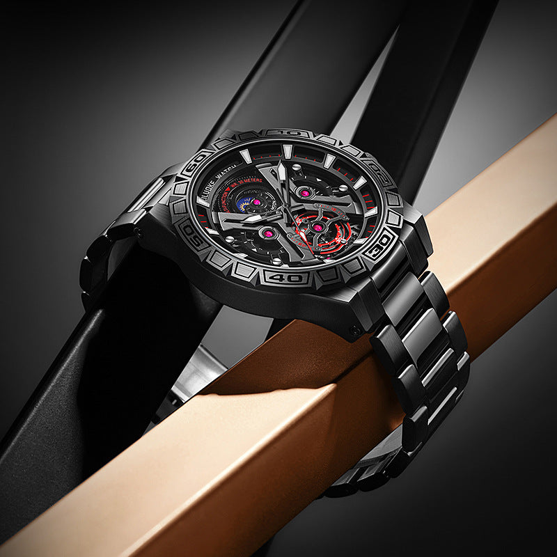 Alpha Titanium Watch – 3D Luminous Men’s Timepiece | T&P Velocity Series