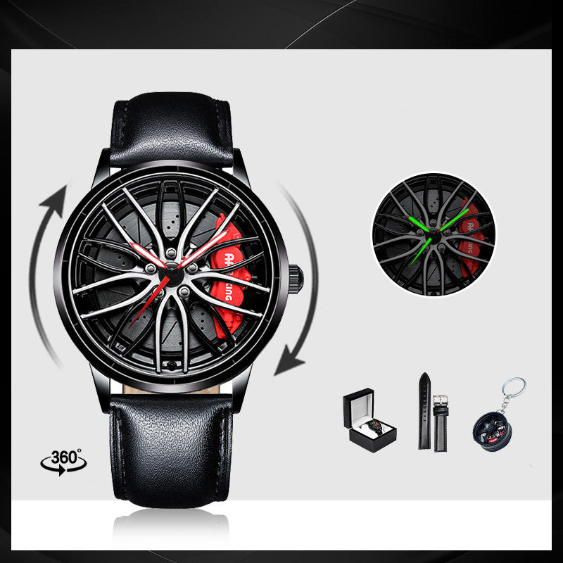 Luxury Skeleton Forged Caliper AMG488 Wheel Watch – Men’s Motorsport Inspired Timepiece