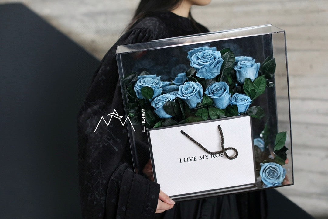 Eternal Rose Luxury Acrylic Gift Box – Romantic Valentine’s Day & Anniversary Surprise