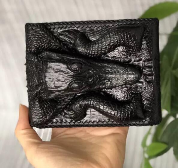 Luxury Dragon Embossed Leather Wallet – Handcrafted Men’s Statement Piece