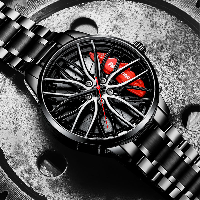 Luxury Skeleton Forged Caliper AMG488 Wheel Watch – Men’s Motorsport Inspired Timepiece