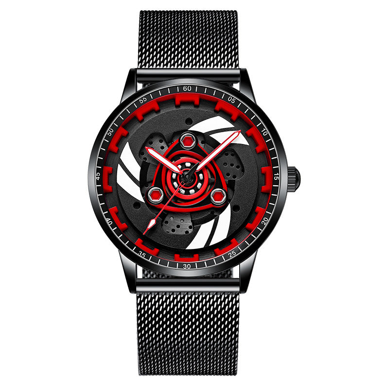 Luxury Skeleton Forged Caliper AMG488 Wheel Watch – Men’s Motorsport Inspired Timepiece