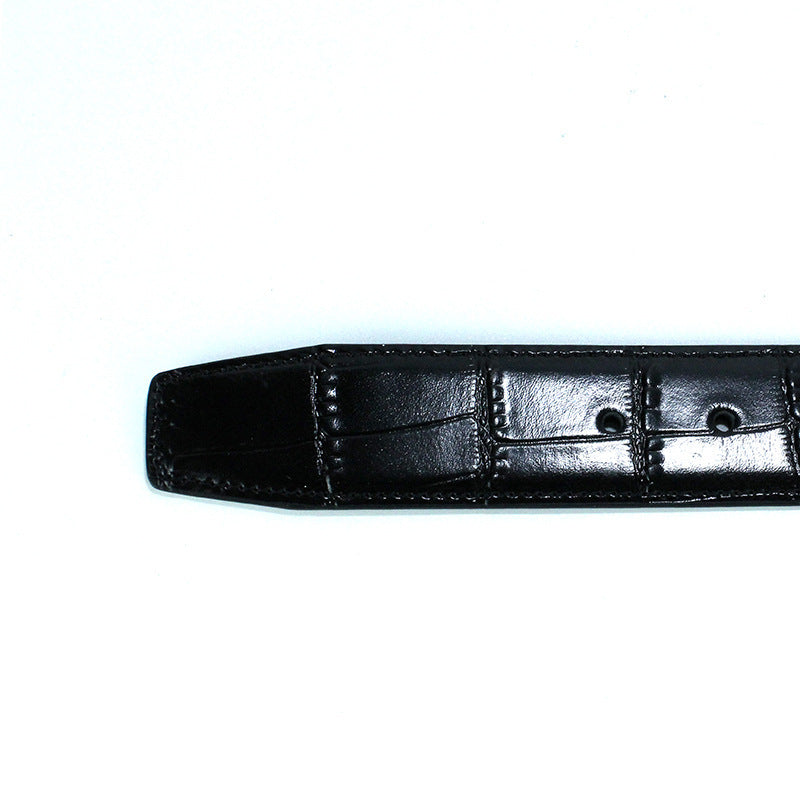 Women’s Luxury Cowhide Leather Belt with G Buckle – Fashion Collection