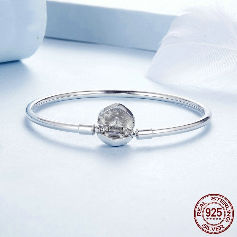 T&P Shining Heart Bracelet | S925 Sterling Silver with Zircon Stones