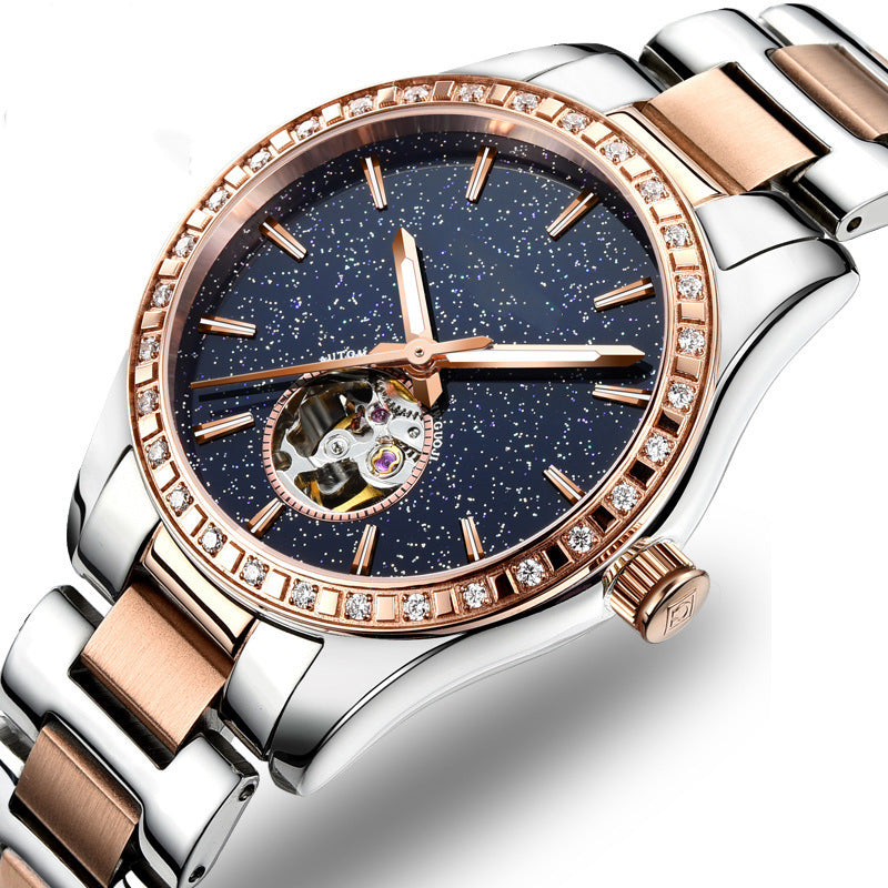 Luxury Automatic Women’s Watch – Stainless Steel & Sapphire Style | T&P Collection
