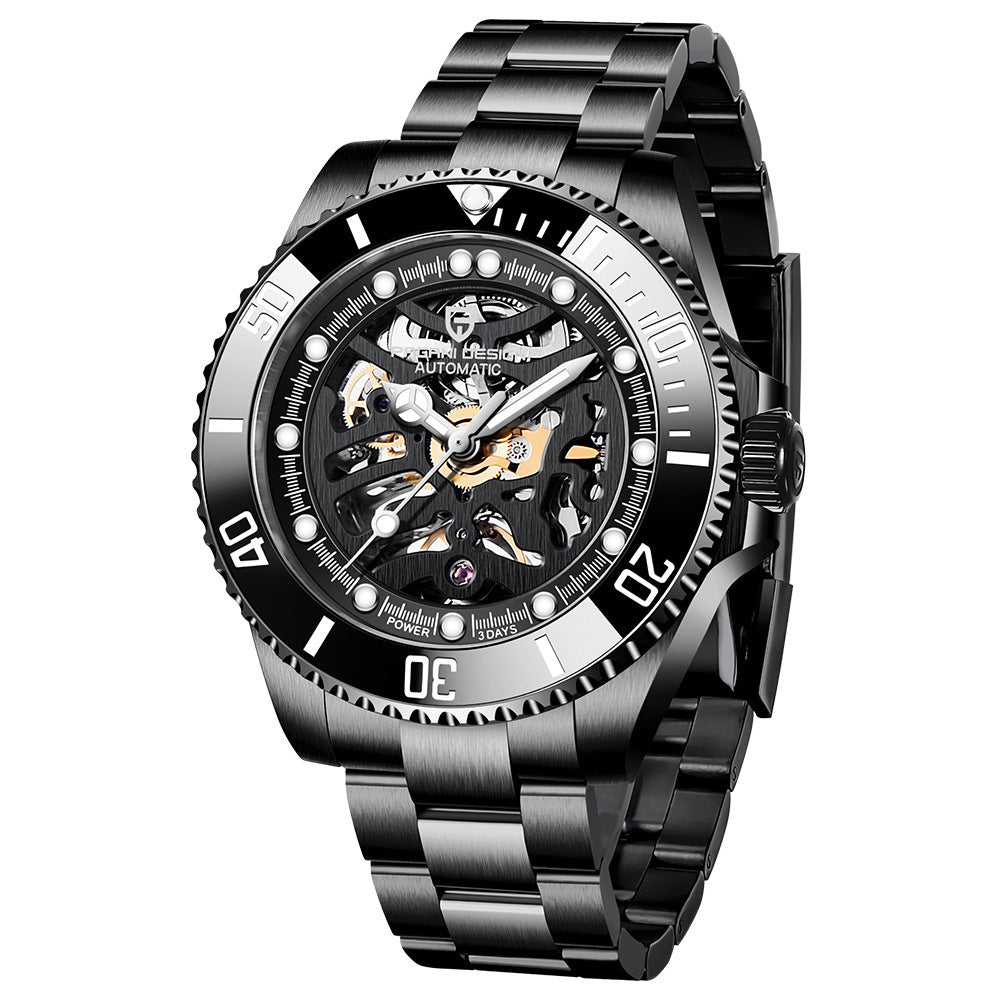 PAGANI Skeleton Diver Mechanical Watch | T&P Prestige Mechanical Series