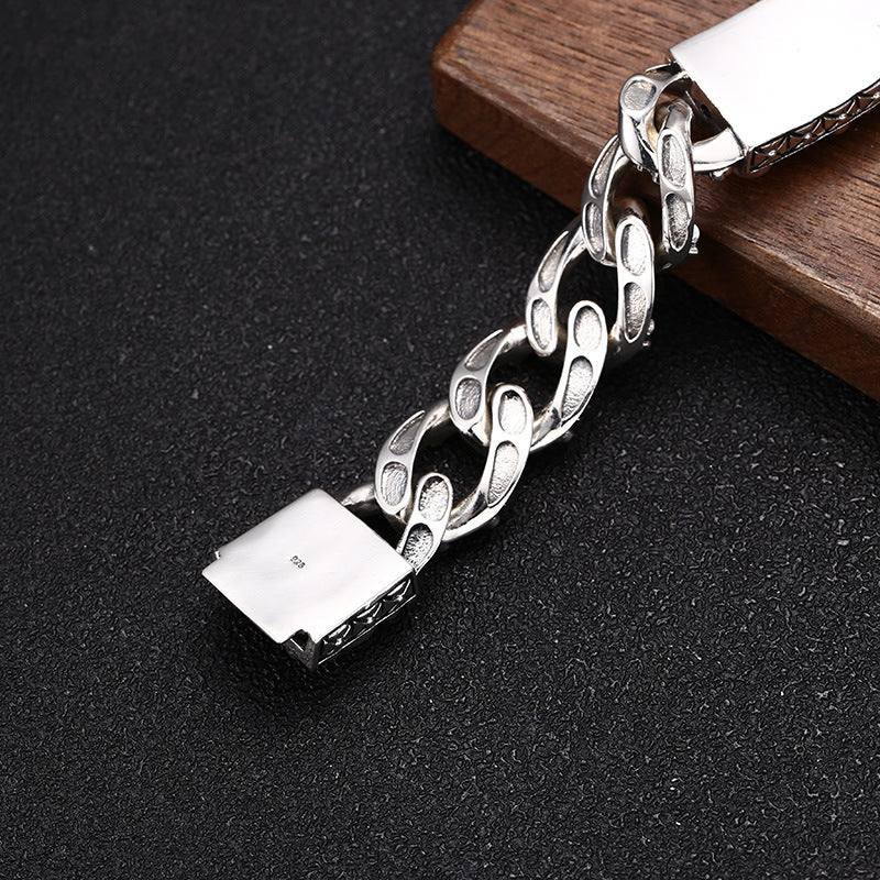 Eternal Skulls Chain – 925 Sterling Silver Power Bracelet