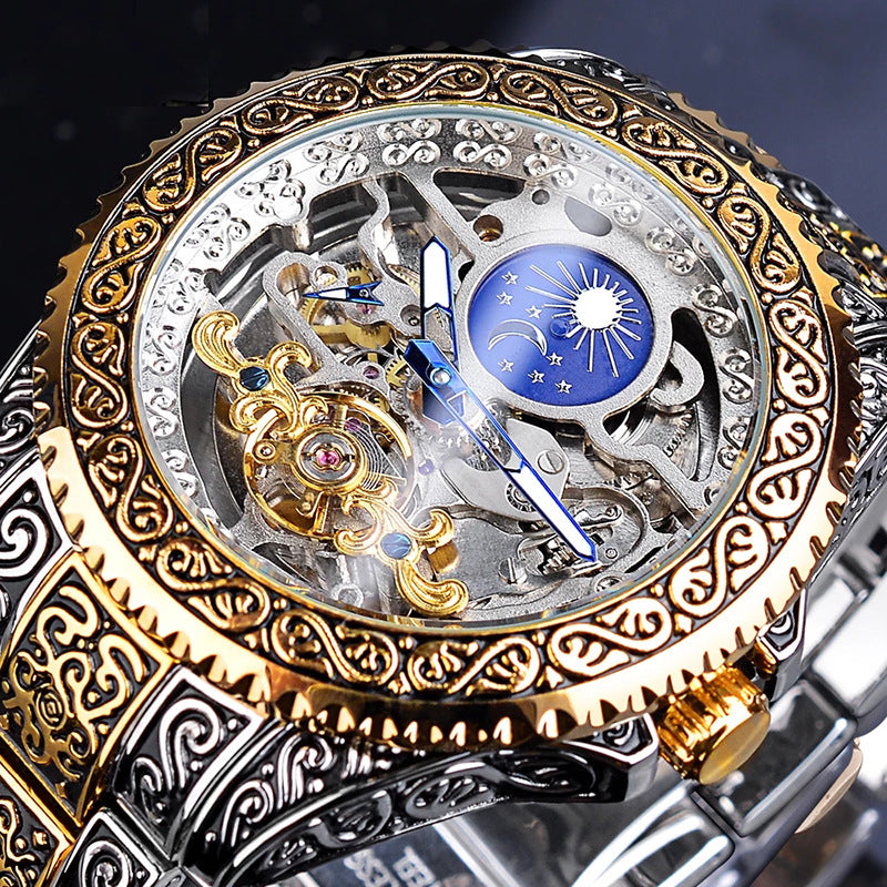 T&P Royal Infinity | Gold Skeleton Mechanical Watch