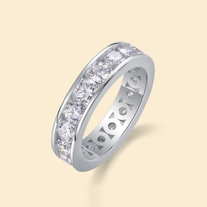 925 Sterling Silver Eternity Ring – Luxury Women’s Anniversary & Wedding Jewelry