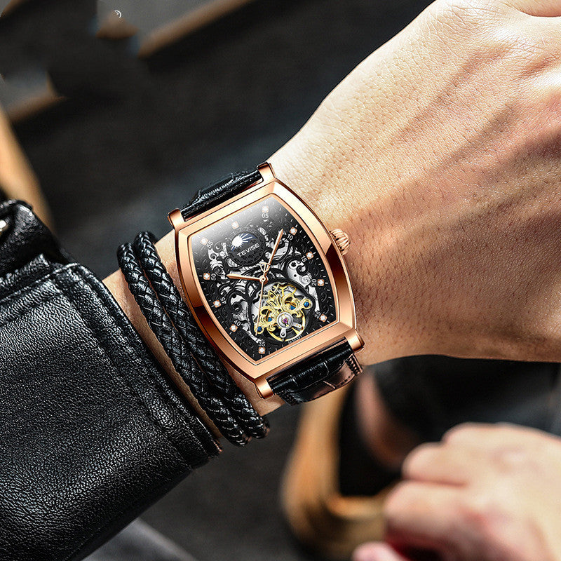 T&P Heritage Rose Skeleton Watch | Automatic Vintage Edition