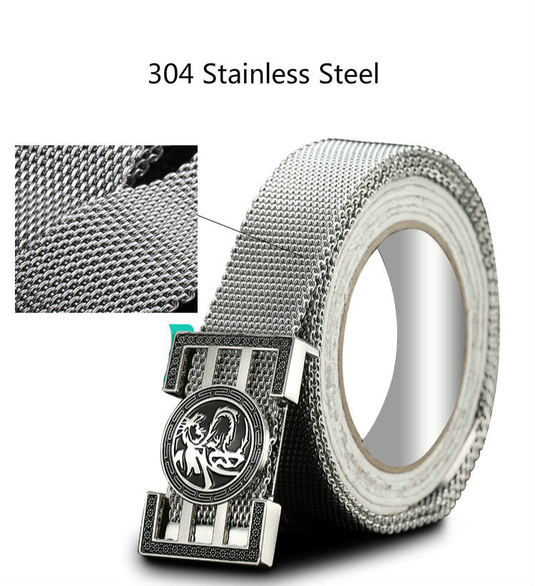 Metal Stainless Steel Self-Defense Belt – Limited Edition Luxury Strap
