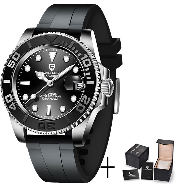 Luxury Steel Automatic Watch – Premium Men’s Timepiece