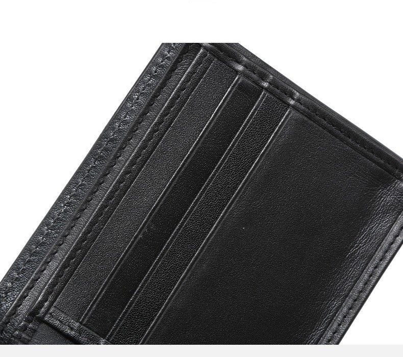 Men’s Real Leather Wallet – Crocodile Pattern | Short Version