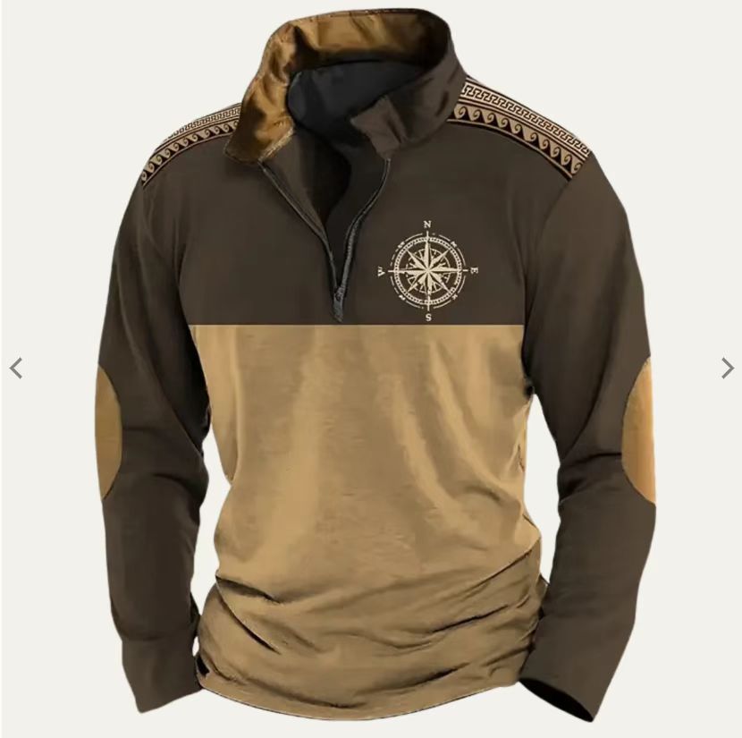 T&P Wild Soul | Men’s Printed Zip-Up Sweater