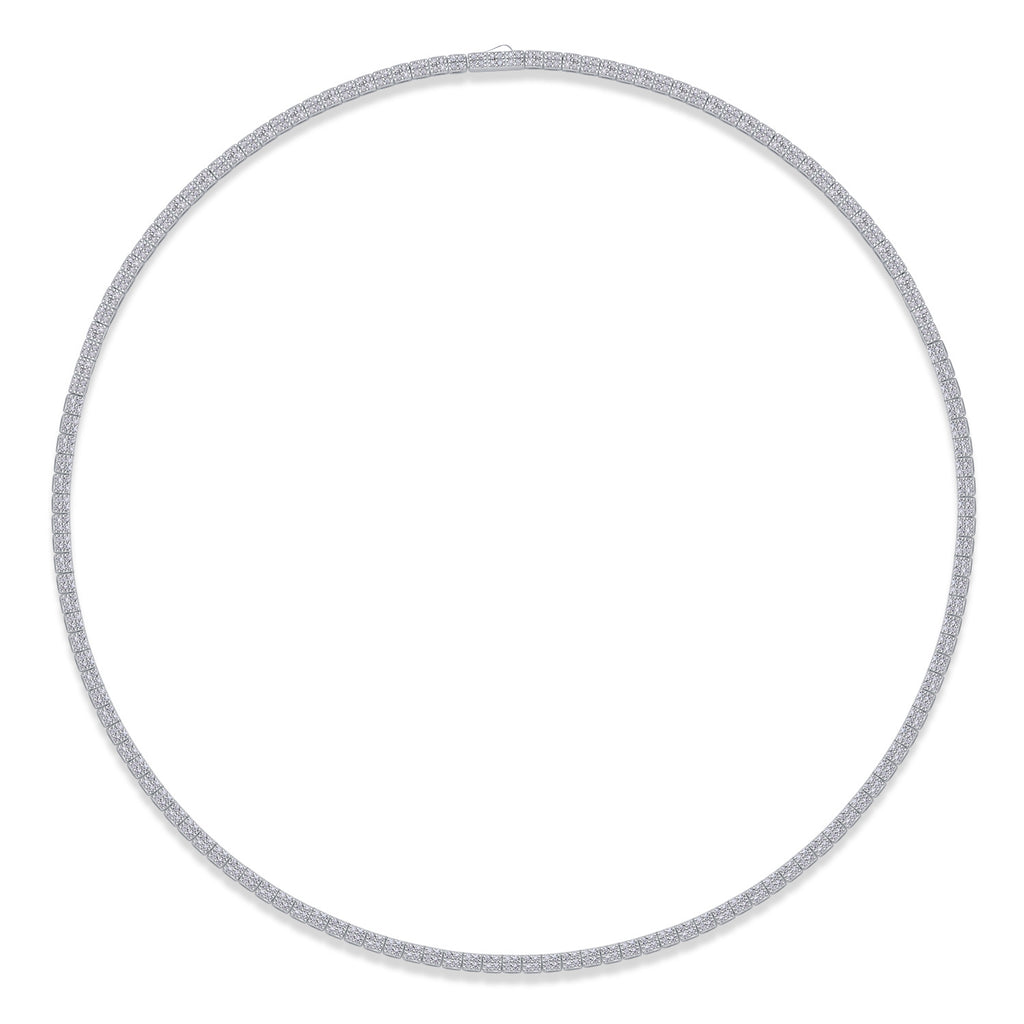 Winter Lake – Luxury Moissanite & Sterling Silver Necklace