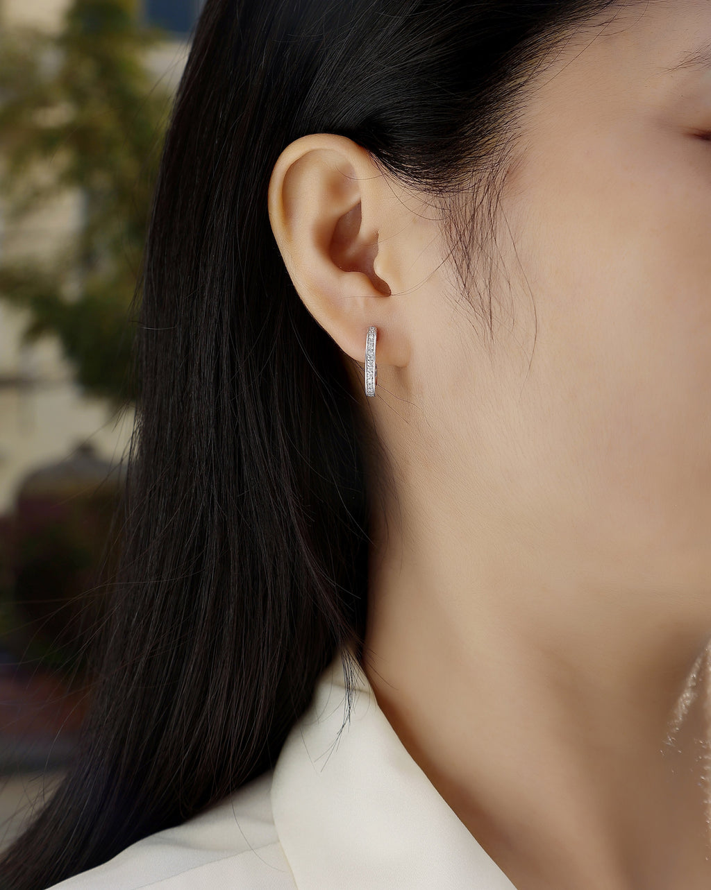 Highlight S925 Moissanite Sterling Silver Earrings – Everyday Luxury Diamond Alternative