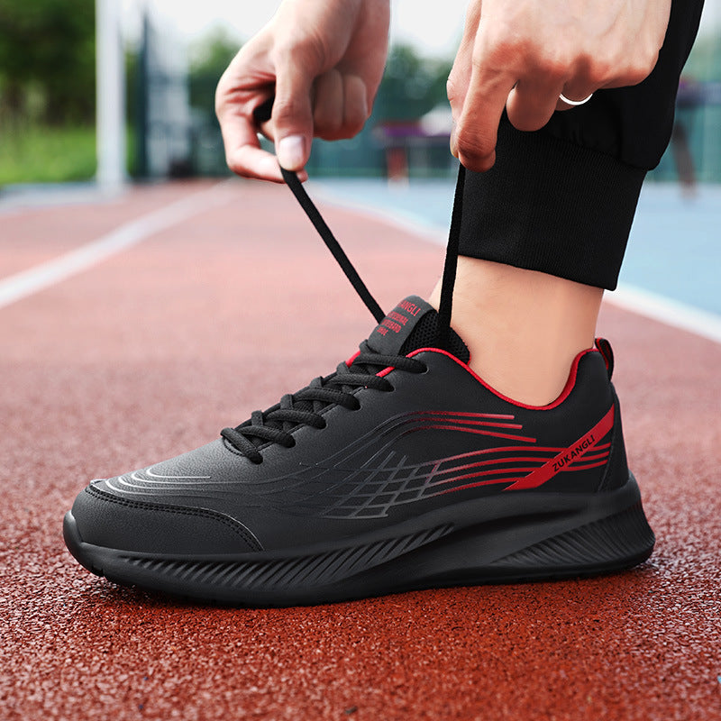 T&P BlackShield Sneakers – Waterproof Non-Slip Men’s Urban Shoes