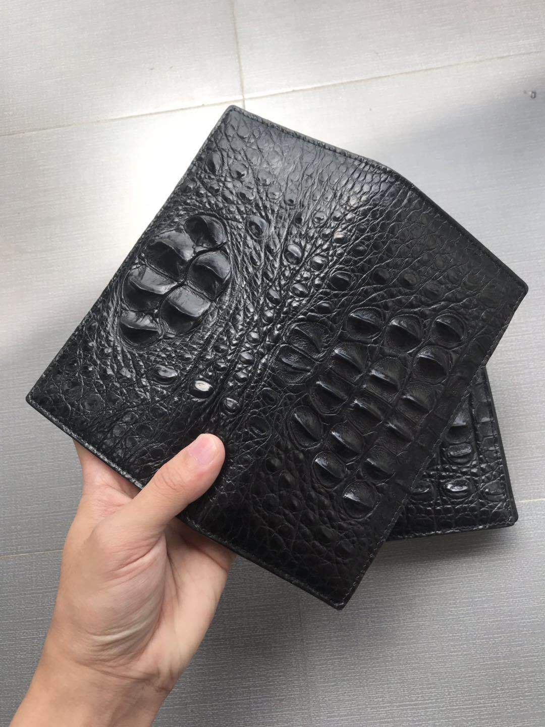 Luxury Crocodile Pattern Leather Wallet – Long Trend Casual | T&P Collection
