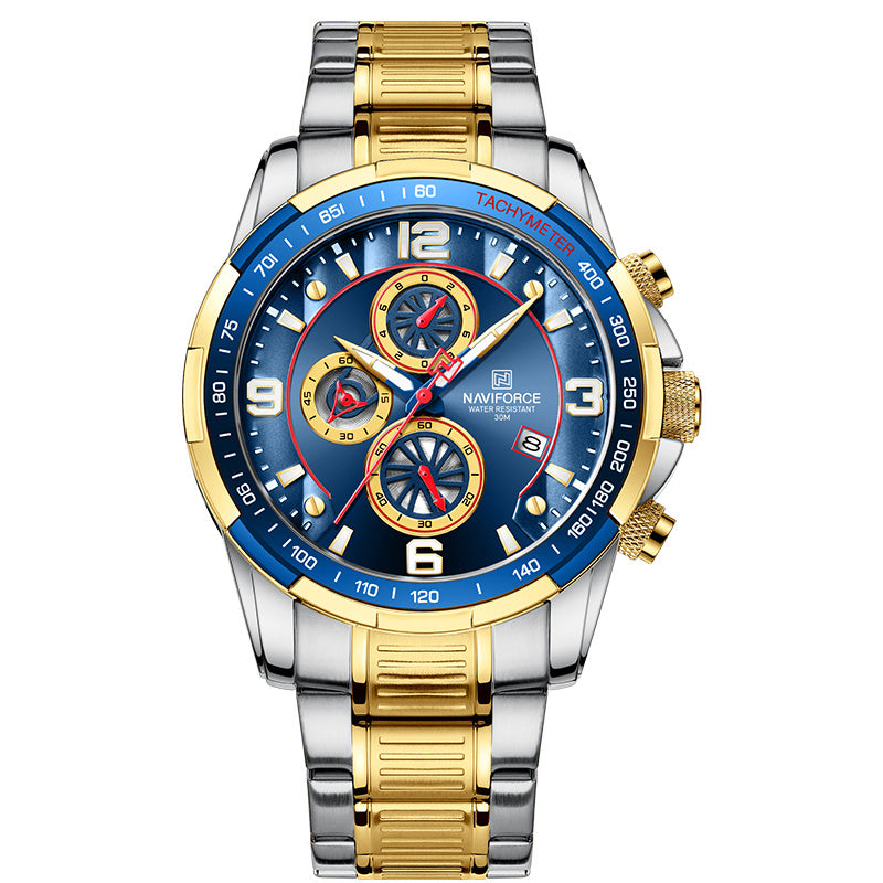 T&P Royal Sport Chrono | Blue & Gold Luxury Men’s Watch