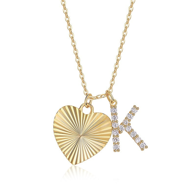 Heart Secret – Luxury Gold & Moissanite Pendant Necklace for Women