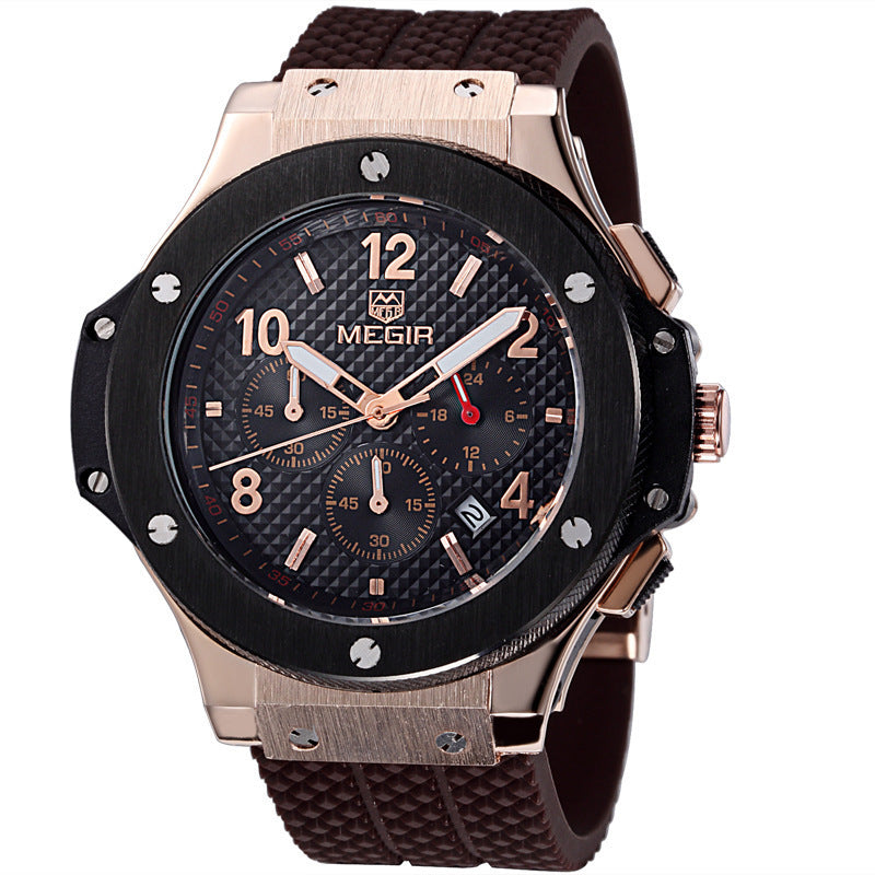 T&P Chrono Force | Rose Black Chronograph Men’s Watch