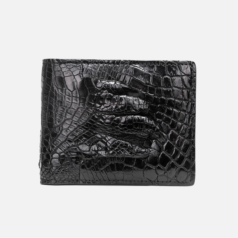 Men’s Real Leather Wallet – Crocodile Pattern | Short Version