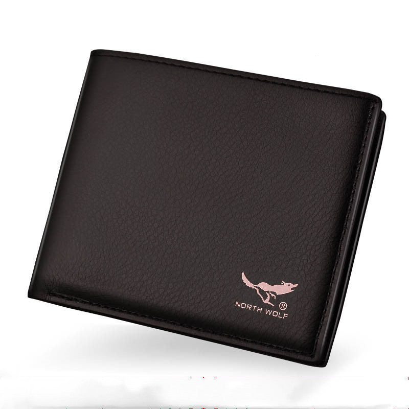 Luxury Men’s Short Leather Wallet – Compact Zipper Design | Premium Quality