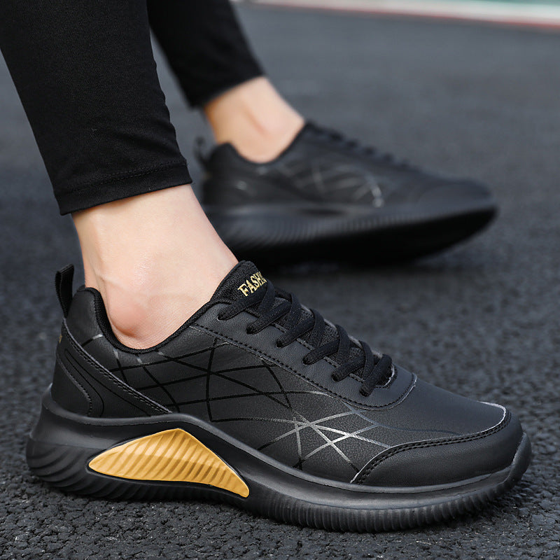 T&P ShadowFlex Sneakers – Men’s Black Casual Running Shoes