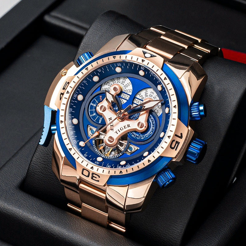 T&P Royal Titan | Blue Gold Automatic Watch – Flagship Series