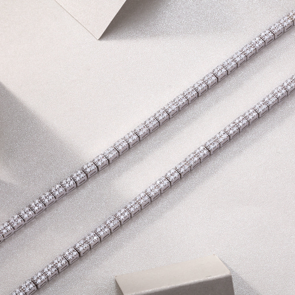 Winter Lake – Luxury Moissanite & Sterling Silver Necklace