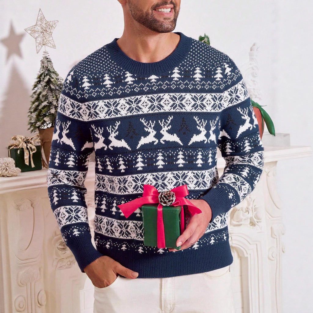 T&P Holiday Classic | Red Christmas Sweater for Men