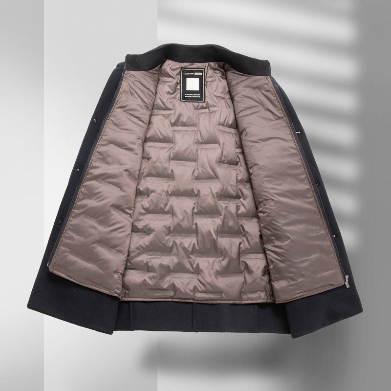 T&P Executive Line | Luxury Black Wool Men’s Coat