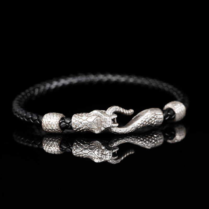 Luxury Snake Series Leather Bracelet – Exclusive Men’s Gift Edition