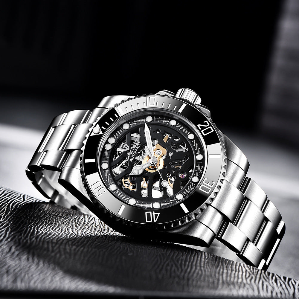 PAGANI Skeleton Diver Mechanical Watch | T&P Prestige Mechanical Series