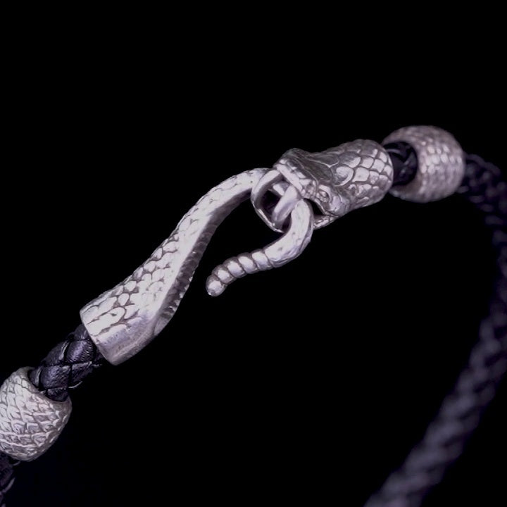 Luxury Snake Series Leather Bracelet – Exclusive Men’s Gift Edition