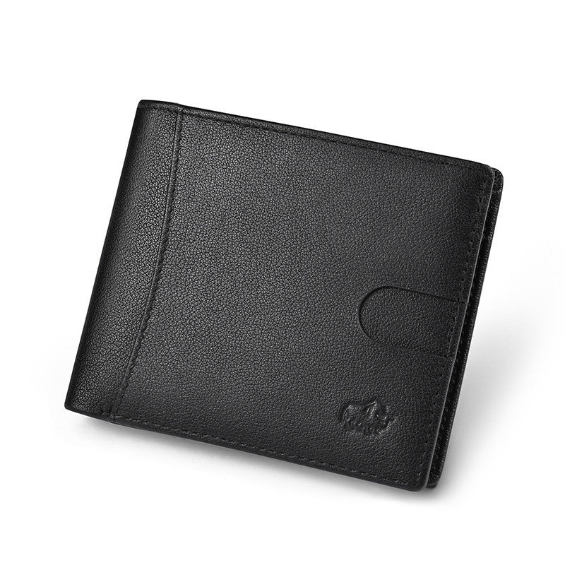 Buffalo Leather Men’s Wallet – Classic Black | Premium Everyday Style